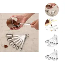 Modern Measuring Spoons Anti-wear Smooth Surface Measuring Teaspoons Measuring Coffee Spoons 6Pcs/Set
Modern Measuring Spoons Anti-wear Smooth Surface Measuring Teaspoons Measuring Coffee Spoons 6Pcs/Set