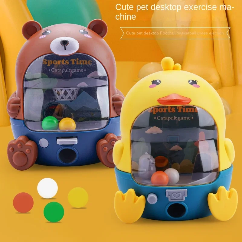 Desktop puzzle game cute pet finger shooting machine ejection machine small toy thinking training for children aged 3-6
Desktop puzzle game cute pet finger shooting machine ejection machine small toy thinking training for children aged 3-6