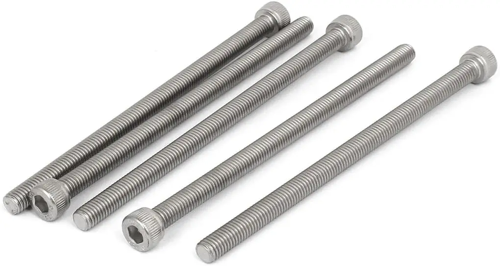 Kidisoii M8x140mm Thread 304 Stainless Steel Hex Socket Head Cap Screw Bolt DIN912 5pcs
Kidisoii M8x140mm Thread 304 Stainless Steel Hex Socket Head Cap Screw Bolt DIN912 5pcs