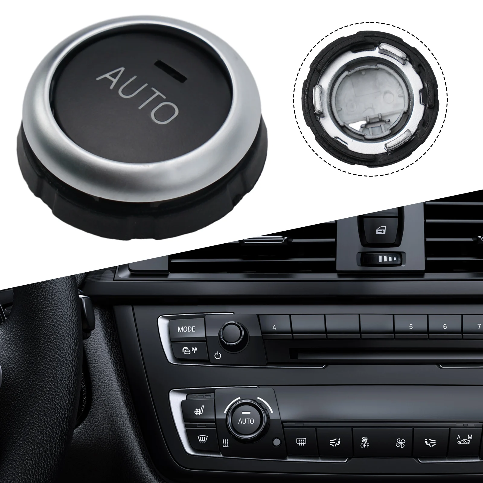 

AUTO AC Climate Control Knob Button Repair Kit For BMW 5 6 7 X6 F10 F01 520i 528i 530i 535i 550i 640i M6 730Li 740Li 750Li Car