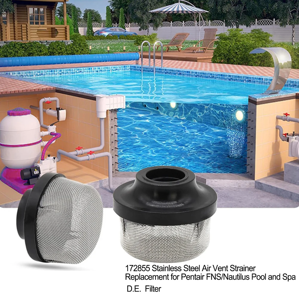 172855 Stainless Steel Air Vent Strainer For Pentair For FNS For Nautilus Pools Spas Filter Replacemnt Cleaning Equipment
172855 Stainless Steel Air Vent Strainer For Pentair For FNS For Nautilus Pools Spas Filter Replacemnt Cleaning Equipment