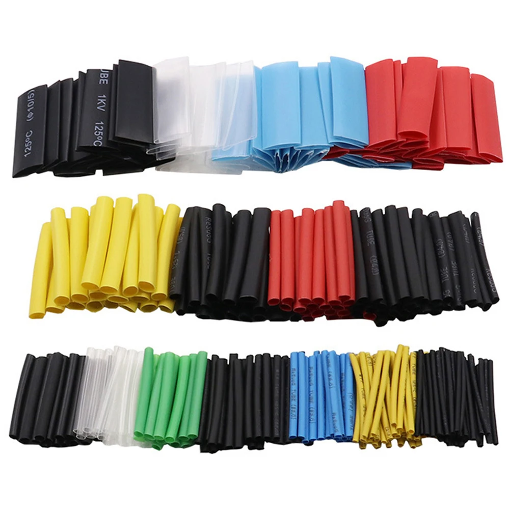 580pc Thermoresistant Heat Shrinkable Tube Wrapping Kit Tubing Wire Cable Insulation Sleeve Polyolefin -55℃-125℃ Electrical Work
580pc Thermoresistant Heat Shrinkable Tube Wrapping Kit Tubing Wire Cable Insulation Sleeve Polyolefin -55℃-125℃ Electrical Work
