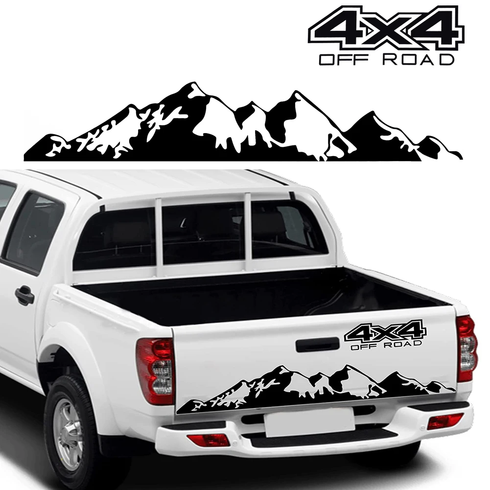 Truck Tailgate Decal Sticker Car Body Sticker 4X4 Mountains Graphic Vinyl Stripe Decoration Sticker for Pickup Truck/SUV 
Truck Tailgate Decal Sticker Car Body Sticker 4X4 Mountains Graphic Vinyl Stripe Decoration Sticker for Pickup Truck/SUV