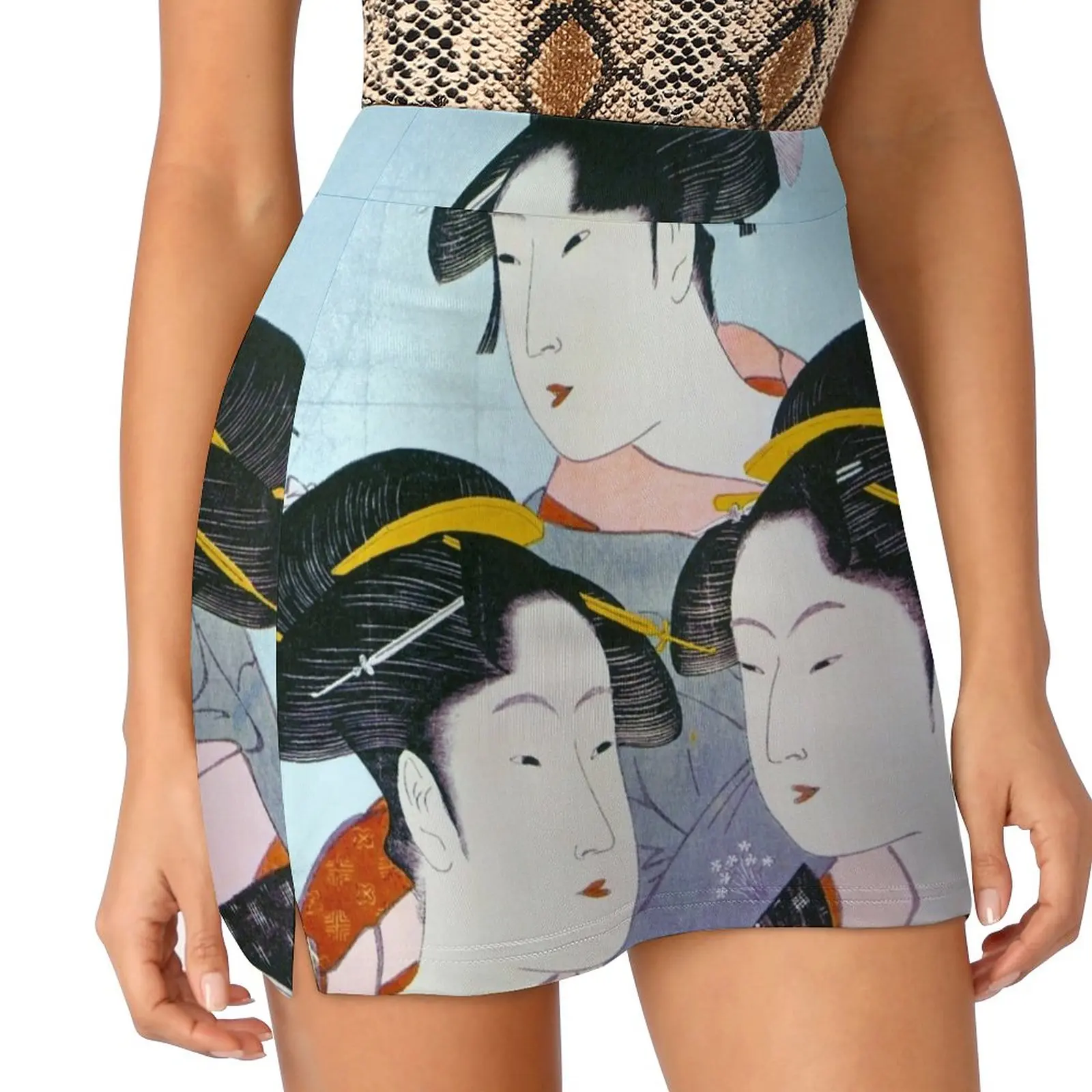 Kitagawa Utamaro - Three Beauties of the Present Day Light proof trouser skirt women's clothing korea stylish Miniskirt
Kitagawa Utamaro - Three Beauties of the Present Day Light proof trouser skirt women's clothing korea stylish Miniskirt