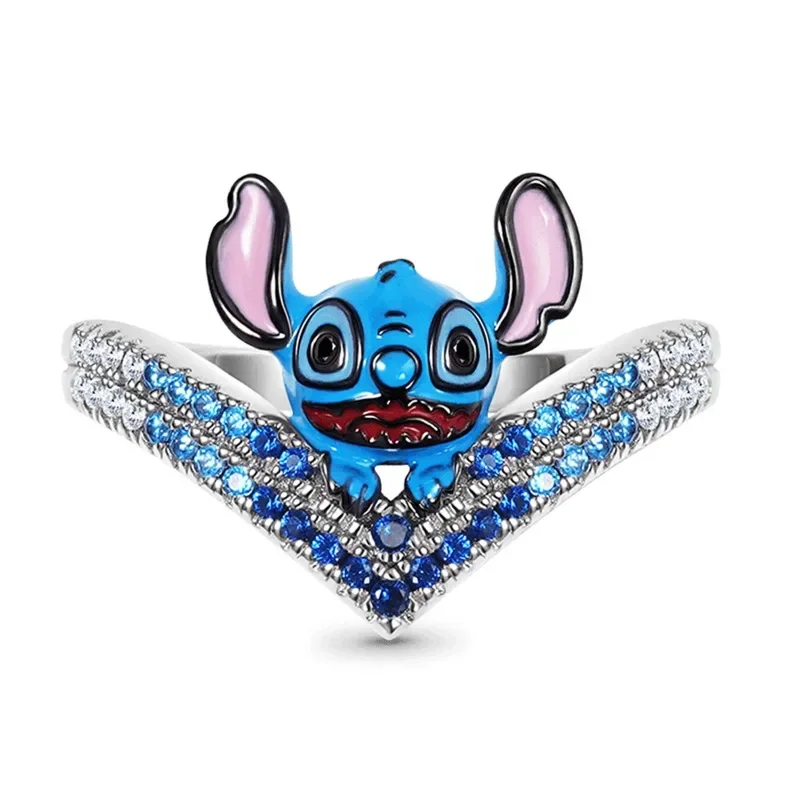 Disney Lilo&Stitch Anime Surrounding Stitch Dolls Drops Oil Micro Set Diamond Ring Couple Jewelry Children's Birthday Gifts
Disney Lilo&Stitch Anime Surrounding Stitch Dolls Drops Oil Micro Set Diamond Ring Couple Jewelry Children's Birthday Gifts