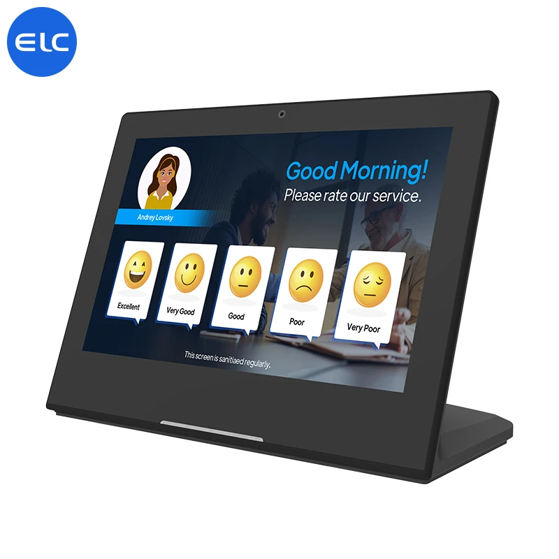 

Black 10.1 Inch RJ45 Ethernet L Shape Tablet PC RK3399/3288 Customer Feedback Evaluator Android Tablet with NFC