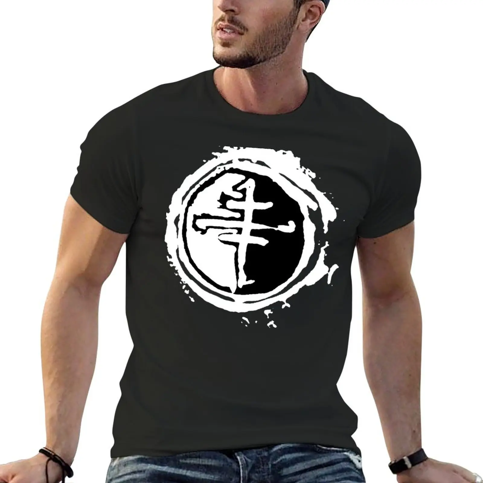 

The Cruxshadows rock band American T-shirt customs plain graphics blacks T-shirts for men cotton
