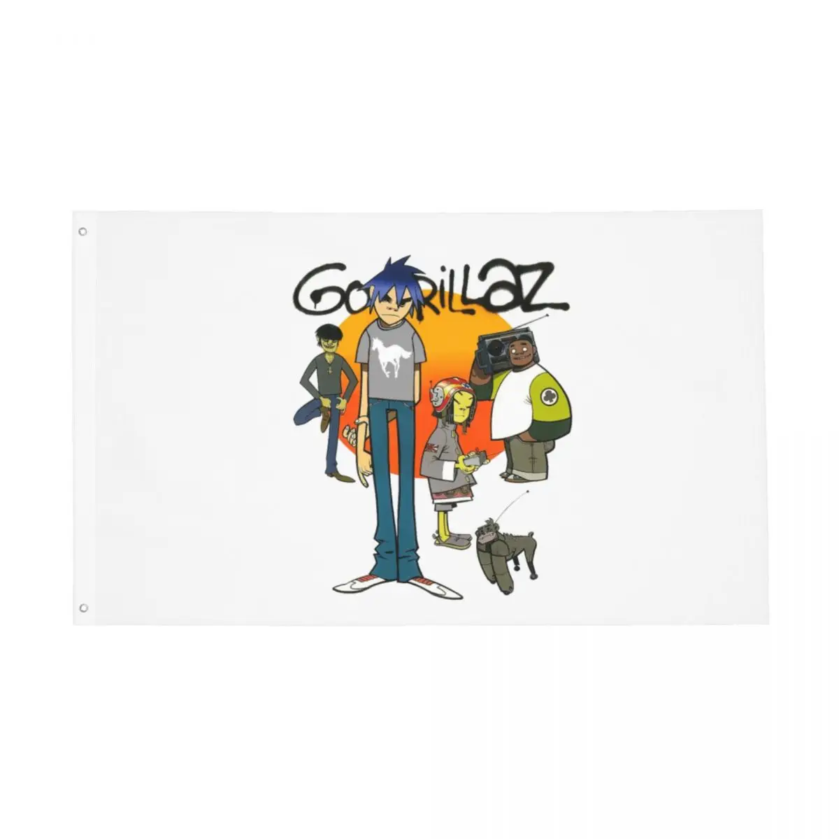 Флаг Gorillaz Rock Music баннер для внутренней наружной установки, украшение из полиэстера, устойчивые к выцветанию, 60x90 90x150 см, флаги
Флаг Gorillaz Rock Music баннер для внутренней наружной установки, украшение из полиэстера, устойчивые к выцветанию, 60x90 90x150 см, флаги