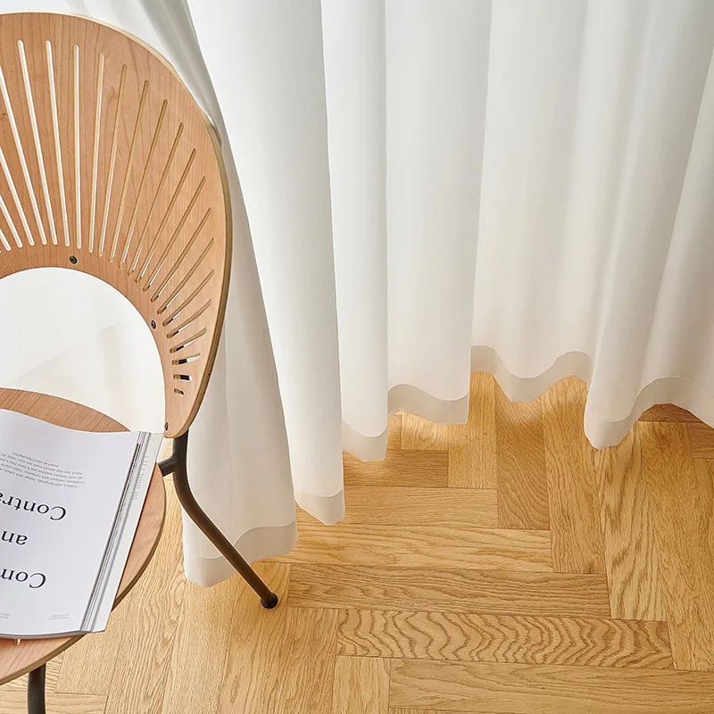New Light-transmitting White Gauze Curtains and Curtains Nordic Simple and Modern Living Room Tulle Tulle for Bedroom
New Light-transmitting White Gauze Curtains and Curtains Nordic Simple and Modern Living Room Tulle Tulle for Bedroom