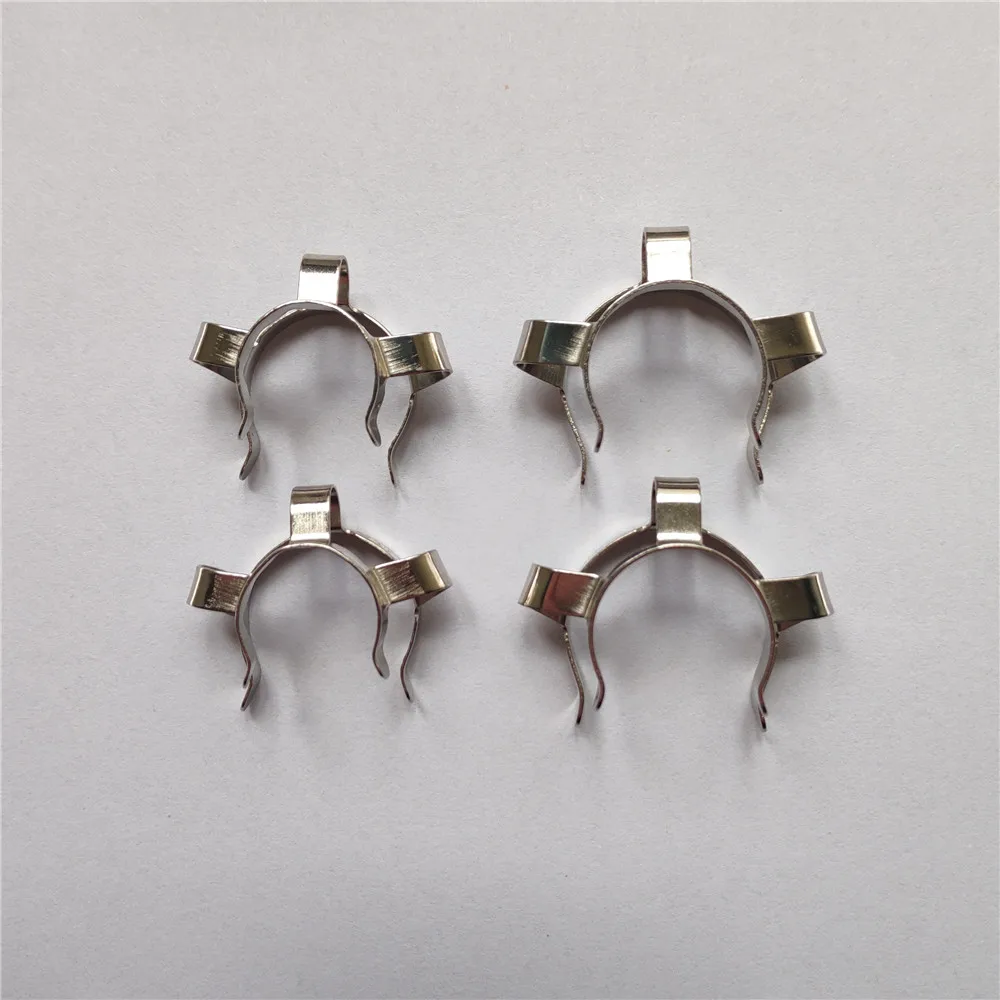 10pcs/Pack 14# and 19# Metal Clip Keck Clamp for 14mm and 19mm Glass Ground Join
10pcs/Pack 14# and 19# Metal Clip Keck Clamp for 14mm and 19mm Glass Ground Join