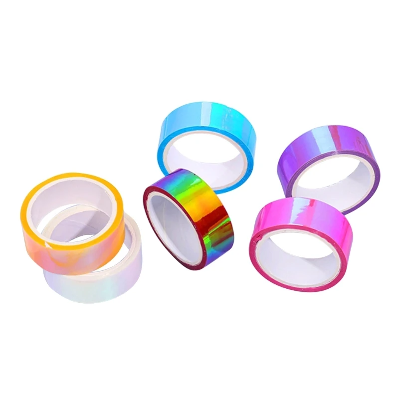 J6PA 6 Rolls Rainbow Colored Masking Tape Craft Multi Colored Masking Tape for Boy Girl DIY Project Coding & Art Decorations
J6PA 6 Rolls Rainbow Colored Masking Tape Craft Multi Colored Masking Tape for Boy Girl DIY Project Coding & Art Decorations