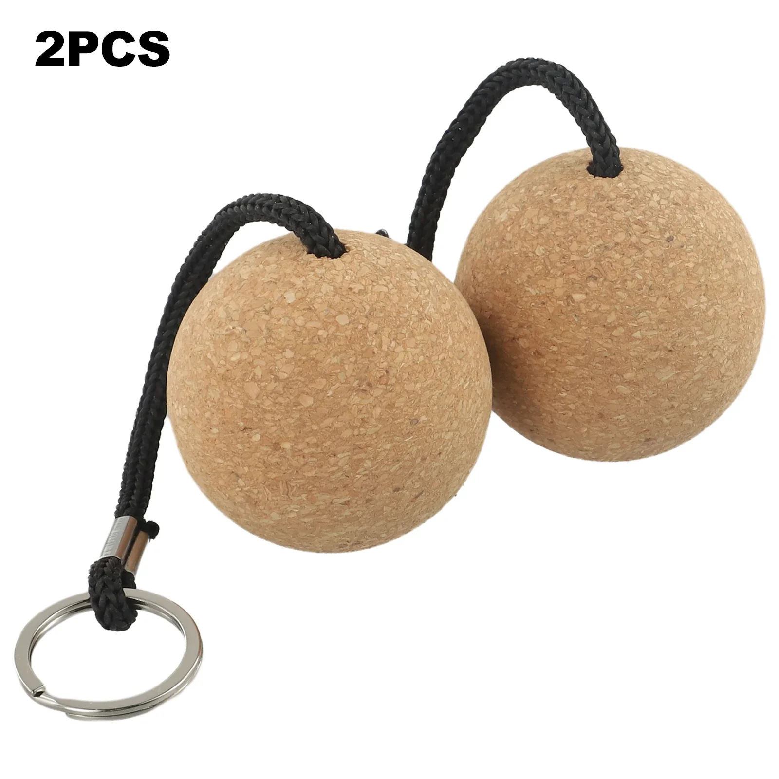 Lightweight And Portable, 2x 50mm Floating Cork Ball Key Ring For Sailing And Kayaking, Stainless Steel Rope, Key Safety
Lightweight And Portable, 2x 50mm Floating Cork Ball Key Ring For Sailing And Kayaking, Stainless Steel Rope, Key Safety