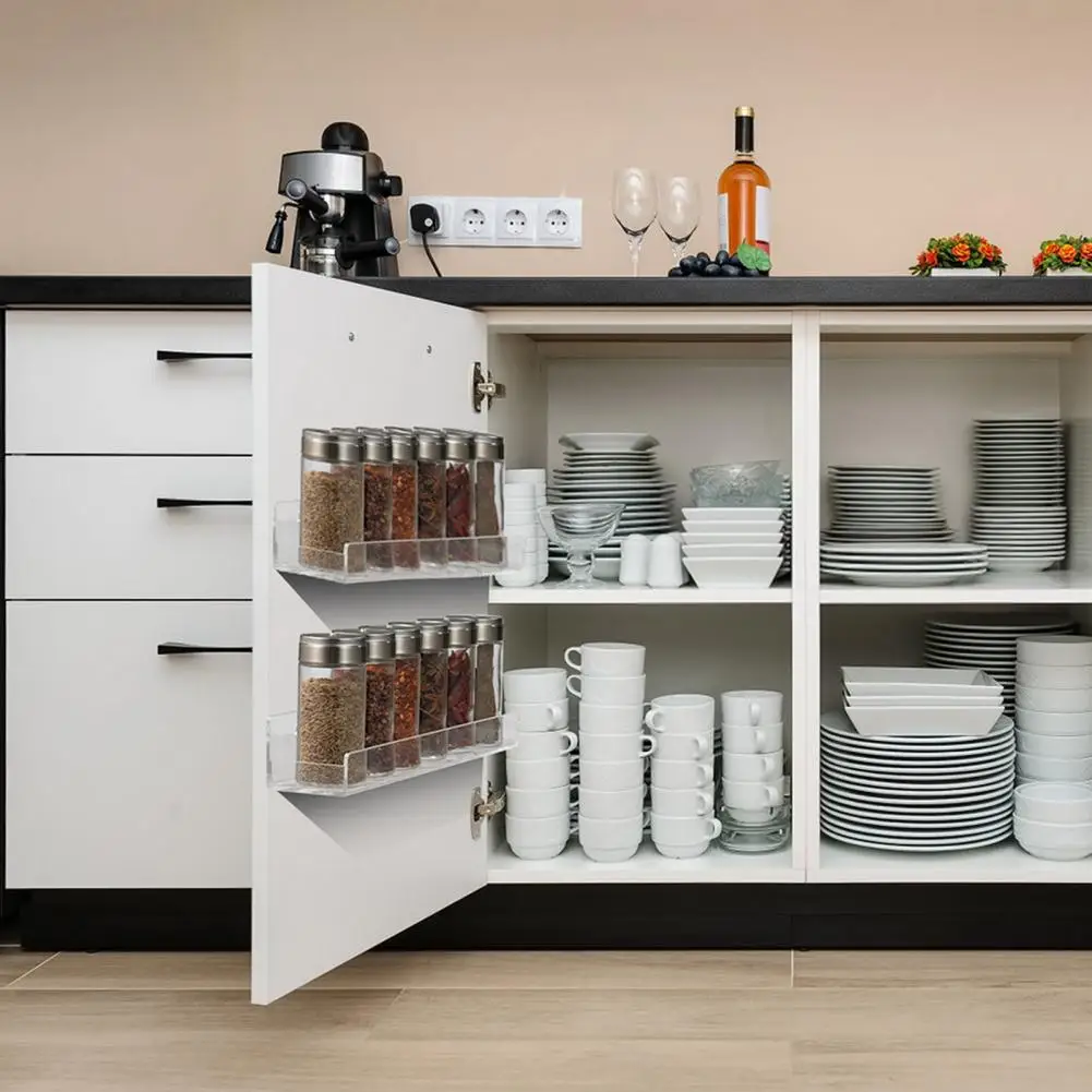 Wall Mounted Spice Rack Food Room Acrylic Spice Racks Easy Access Organization for Kitchen Cabinets Pantry Doors
Wall Mounted Spice Rack Food Room Acrylic Spice Racks Easy Access Organization for Kitchen Cabinets Pantry Doors