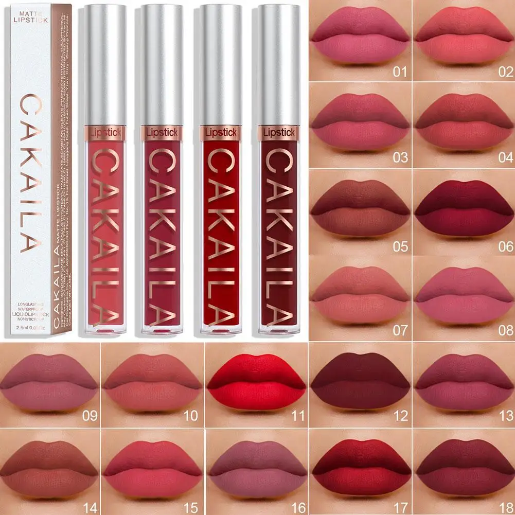 CAKAILA Nude Liquid Lipstick Set Velvet Matte Lip Gloss Sexy Red Lipstick Nude Women Long Lasting Waterproof Lipstick Cosmetic
CAKAILA Nude Liquid Lipstick Set Velvet Matte Lip Gloss Sexy Red Lipstick Nude Women Long Lasting Waterproof Lipstick Cosmetic