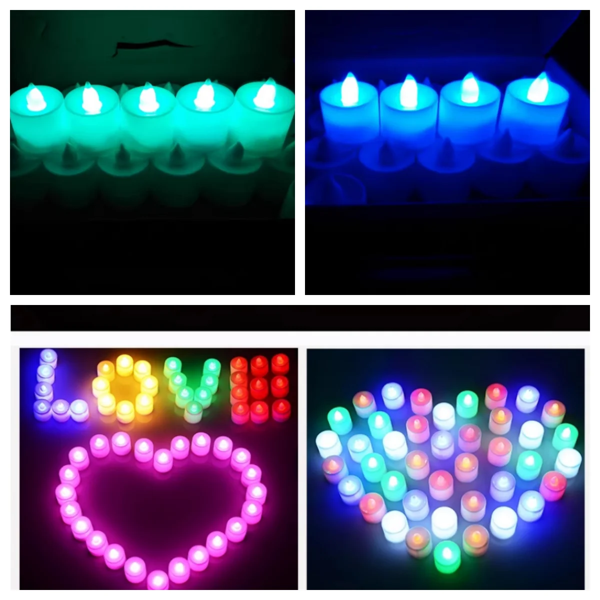 

10pcs LED electronic candle lights romantic surprise proposal creative decoration scene holiday decoration props decoration