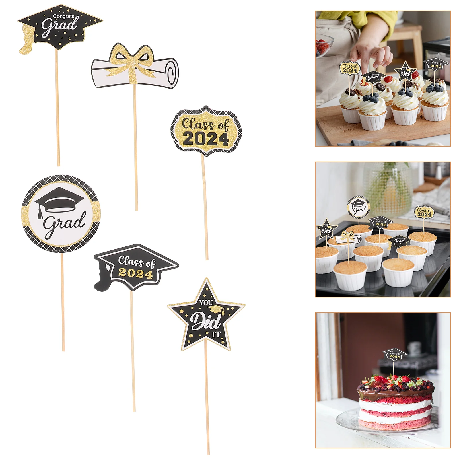 Graduation Cupcake Toppers Picks Class 2024 Cake Toppers Congrats Grad Cake Picks Dessert Toppers
Graduation Cupcake Toppers Picks Class 2024 Cake Toppers Congrats Grad Cake Picks Dessert Toppers
