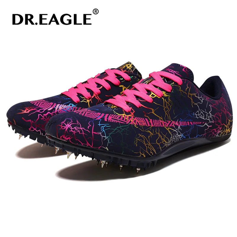DR.EAGLE Unisex Track Field Shoes Non Slip Sneakers Spikes For Running Nails Shoes Track And Field Comprehensive Training Shoes
DR.EAGLE Unisex Track Field Shoes Non Slip Sneakers Spikes For Running Nails Shoes Track And Field Comprehensive Training Shoes