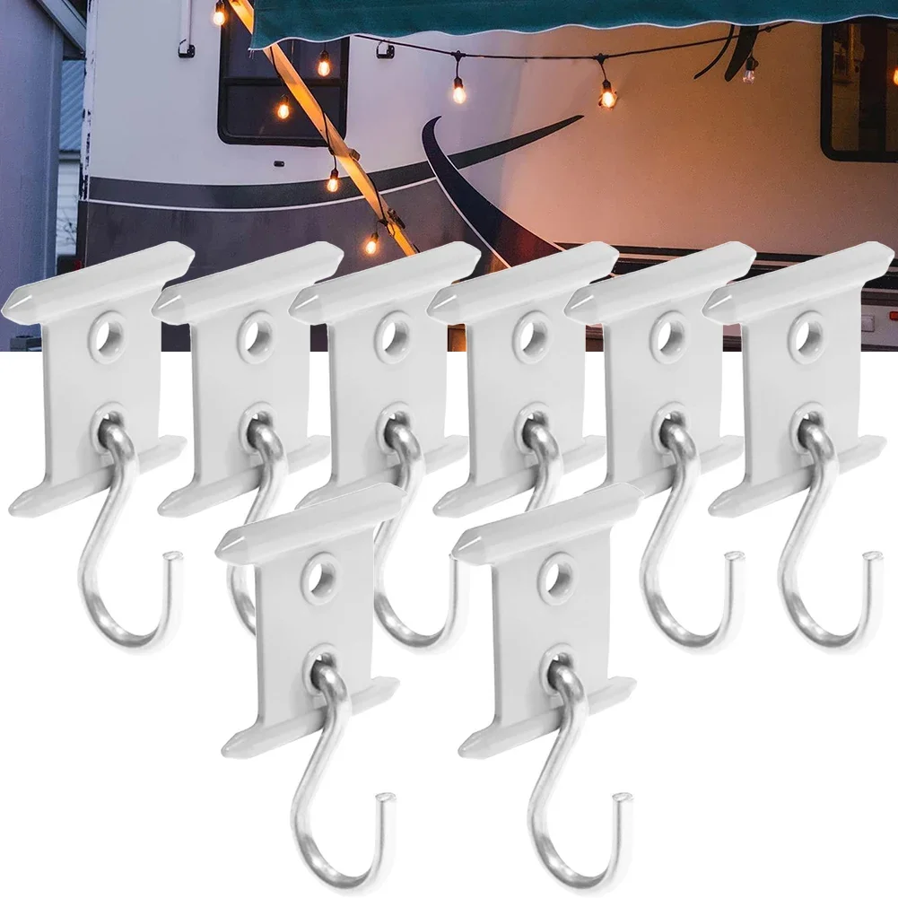 8 Pcs Camping Awning Hook Clips RV Tent Hangers Light Hangers For Caravan Camper Hanging Bath Towels Bathrobes Umbrellas
8 Pcs Camping Awning Hook Clips RV Tent Hangers Light Hangers For Caravan Camper Hanging Bath Towels Bathrobes Umbrellas