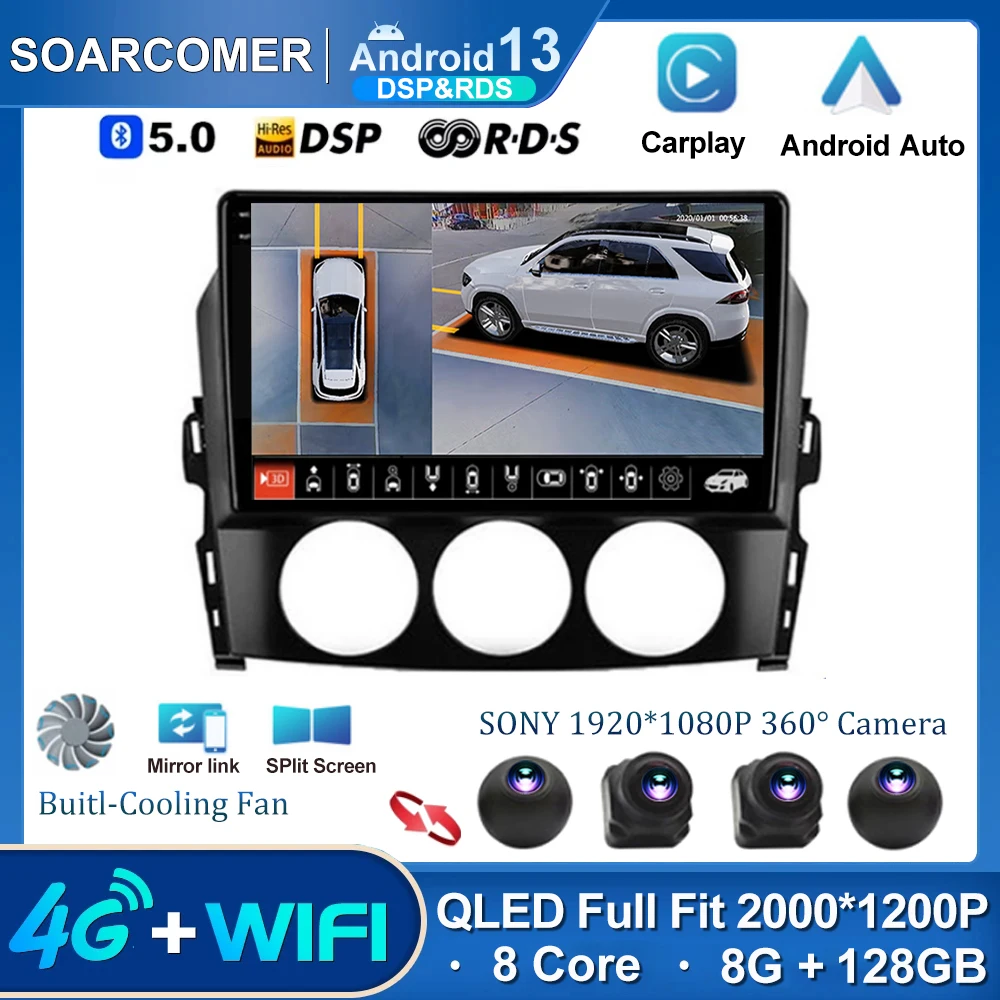 Автомобильная магнитола на Android 13 для Mazda MX-5 MX5 MX 5 NC 2005-2015, автомобильный мультимедийный плеер с навигацией, GPS, Wi-Fi, 4G, Авторадио
Автомобильная магнитола на Android 13 для Mazda MX-5 MX5 MX 5 NC 2005-2015, автомобильный мультимедийный плеер с навигацией, GPS, Wi-Fi, 4G, Авторадио