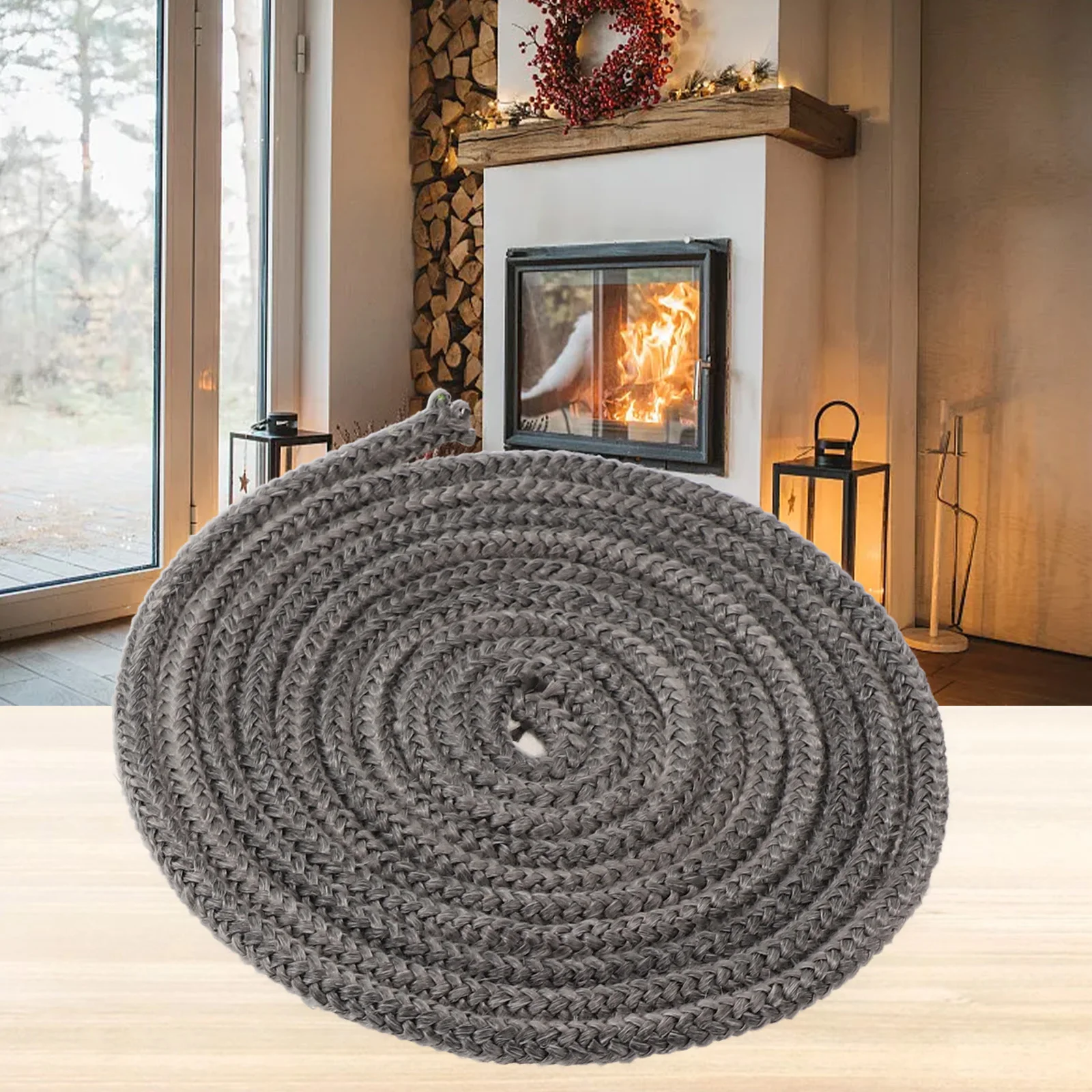 Wood Stove Door Gasket Rope Seal Soft Wood Burning Stove Doors 8mm X 300cm Durable Fiberglass For Boiler Black
Wood Stove Door Gasket Rope Seal Soft Wood Burning Stove Doors 8mm X 300cm Durable Fiberglass For Boiler Black