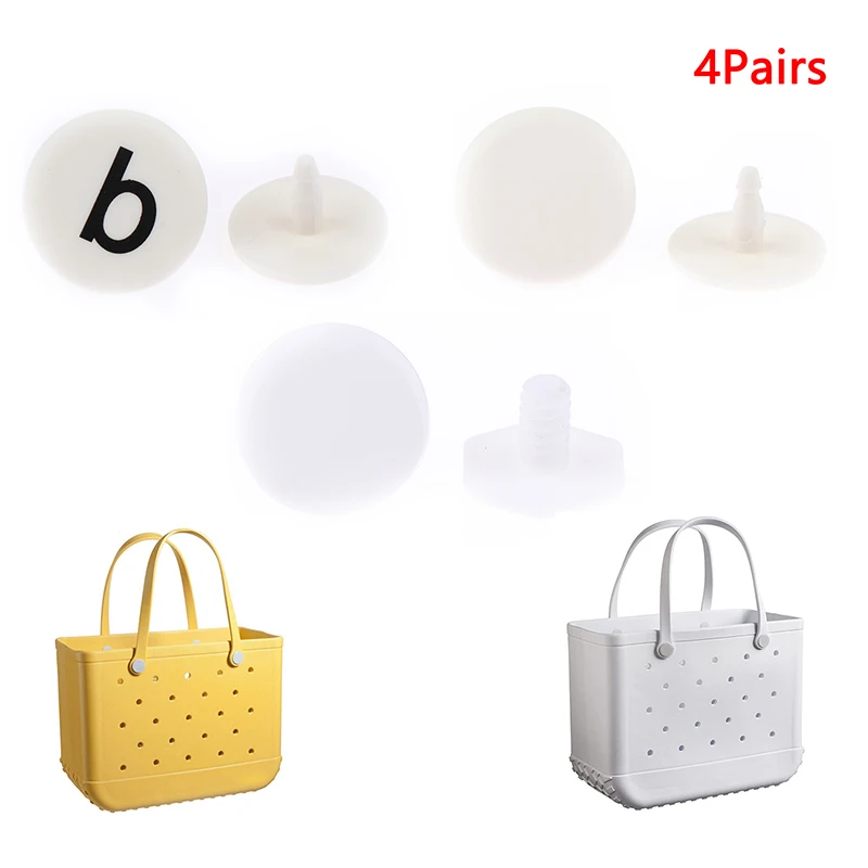 

4Pairs Bogg Bag Replacement Buttons For Handle Strap Fix Your Press Rivets Bogg Bag Accessories Tote Bag Buttons Beach Bag
