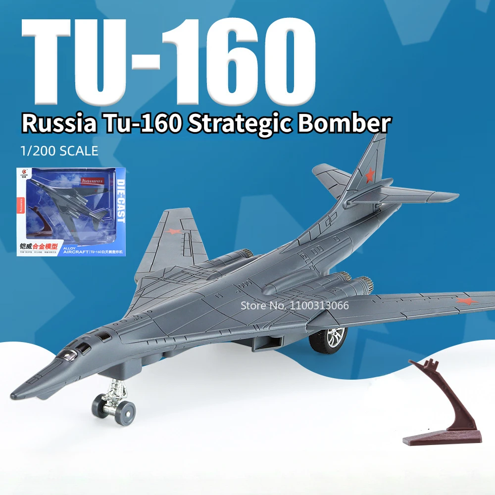 Russia Tu-160 Strategic Bomber Model Toy Simulation Diecast Model with Light Sound Pull Back Function Airplane for Child Gifts
Russia Tu-160 Strategic Bomber Model Toy Simulation Diecast Model with Light Sound Pull Back Function Airplane for Child Gifts