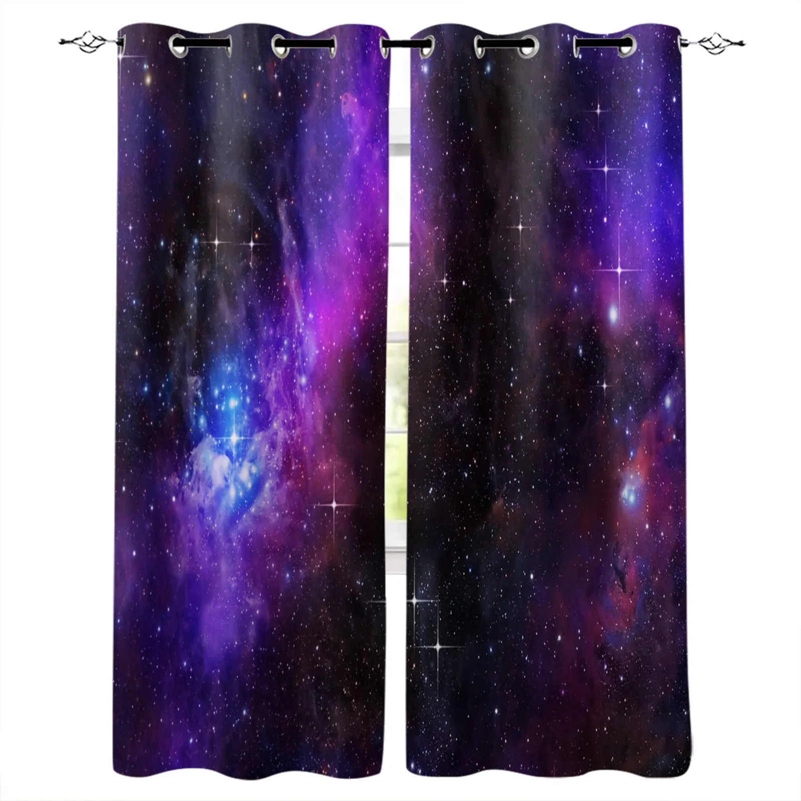 Starry Sky Universe Starlight Blackout Curtains Window Curtains for Bedroom Living Room Decor Window Treatments
Starry Sky Universe Starlight Blackout Curtains Window Curtains for Bedroom Living Room Decor Window Treatments