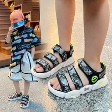 Children 2022 Summer New Little Boys Cool Soft Beach Sandals Girls Hook & Loop Hollow Open Toe Cute Kids Fashion Sports Shoes PU
Children 2022 Summer New Little Boys Cool Soft Beach Sandals Girls Hook & Loop Hollow Open Toe Cute Kids Fashion Sports Shoes PU