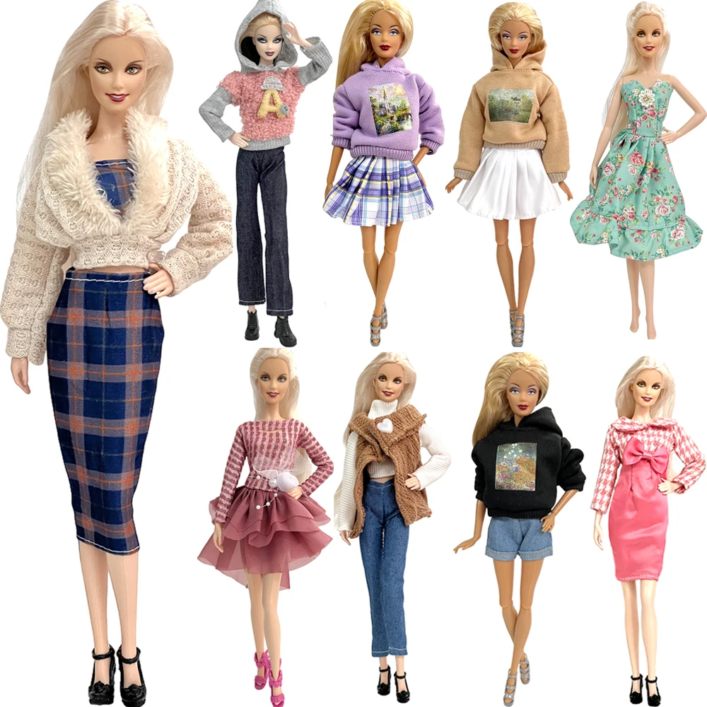 1 Set Fashion Multicolor Outfit Sports Dress Shirt Denim Grid Skirt Daily Casual Wear Accessories Clothes for Barbie Doll JJ
1 Set Fashion Multicolor Outfit Sports Dress Shirt Denim Grid Skirt Daily Casual Wear Accessories Clothes for Barbie Doll JJ