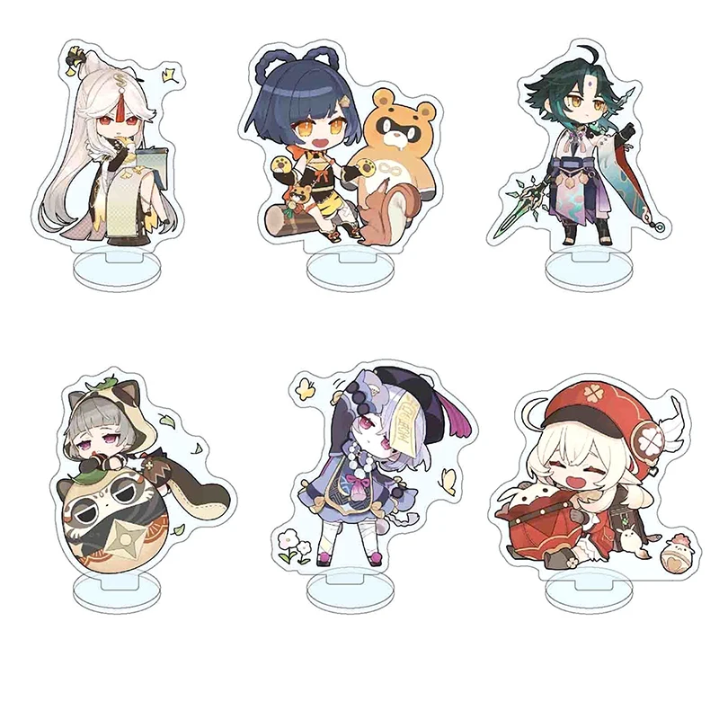 Anime Figure Genshin Impact Swing Spring Keqing Acrylic Stand Zhongli Diluc Venti Klee Qiqi Tartaglia Model Plate Desk Car Decor
Anime Figure Genshin Impact Swing Spring Keqing Acrylic Stand Zhongli Diluc Venti Klee Qiqi Tartaglia Model Plate Desk Car Decor