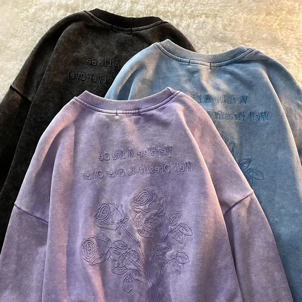 Flower Embroidery Washed Hoodies for Man and Woman American Style Summer Fashion Trend Streetwear Comfy Couple Short Sleeved Top
Flower Embroidery Washed Hoodies for Man and Woman American Style Summer Fashion Trend Streetwear Comfy Couple Short Sleeved Top