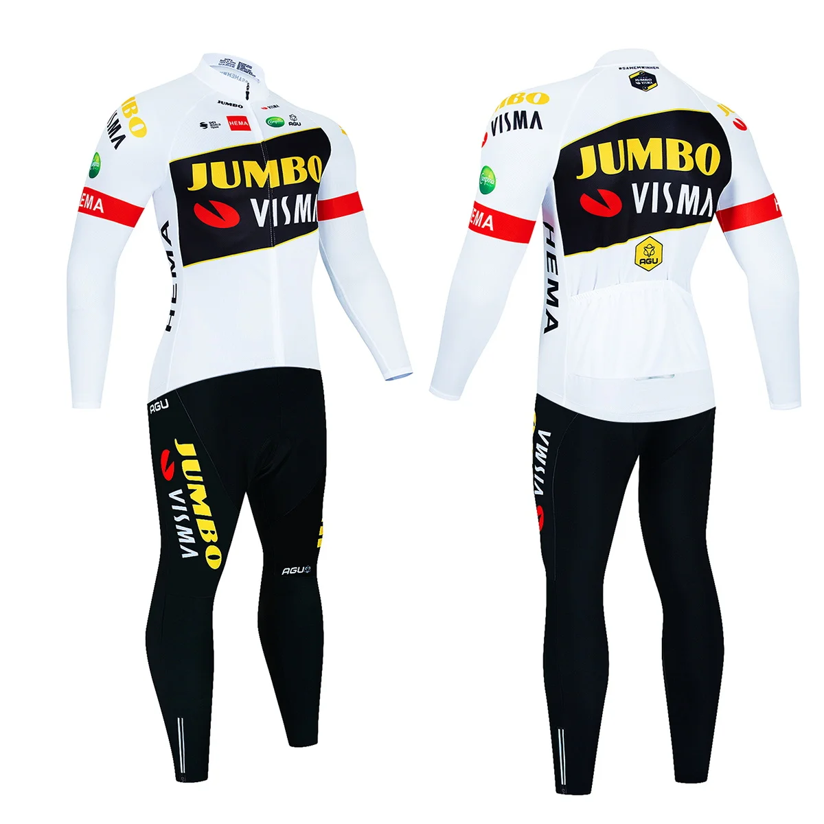JUMBO VISMA Men's Bicycle Clothing Cycling Skinsuit Long Sleeve Wear Set Mtb Bib Shorts Distance Complete Autumn Pants Clothes
JUMBO VISMA Men's Bicycle Clothing Cycling Skinsuit Long Sleeve Wear Set Mtb Bib Shorts Distance Complete Autumn Pants Clothes