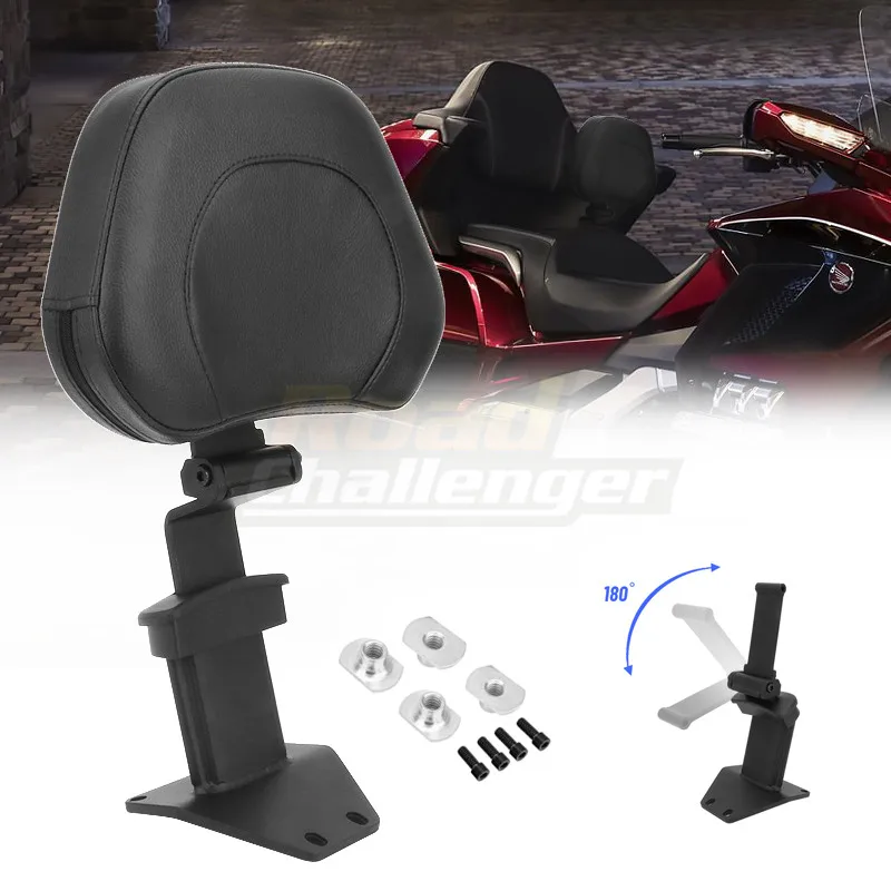 Motorcycle Front Sissy Bar Driver Backrest Rider Seat Backrest Cushion Pad Black Leather For Honda Goldwing GL1800 2018-2021
Motorcycle Front Sissy Bar Driver Backrest Rider Seat Backrest Cushion Pad Black Leather For Honda Goldwing GL1800 2018-2021