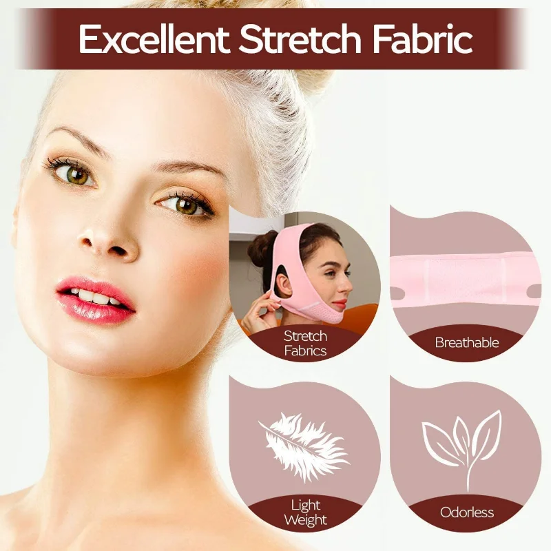 Reusable V Line lifting Mask Facial Slimming Strap Double Chin Reducer Chin Up Mask Face Lifting Belt
Reusable V Line lifting Mask Facial Slimming Strap Double Chin Reducer Chin Up Mask Face Lifting Belt