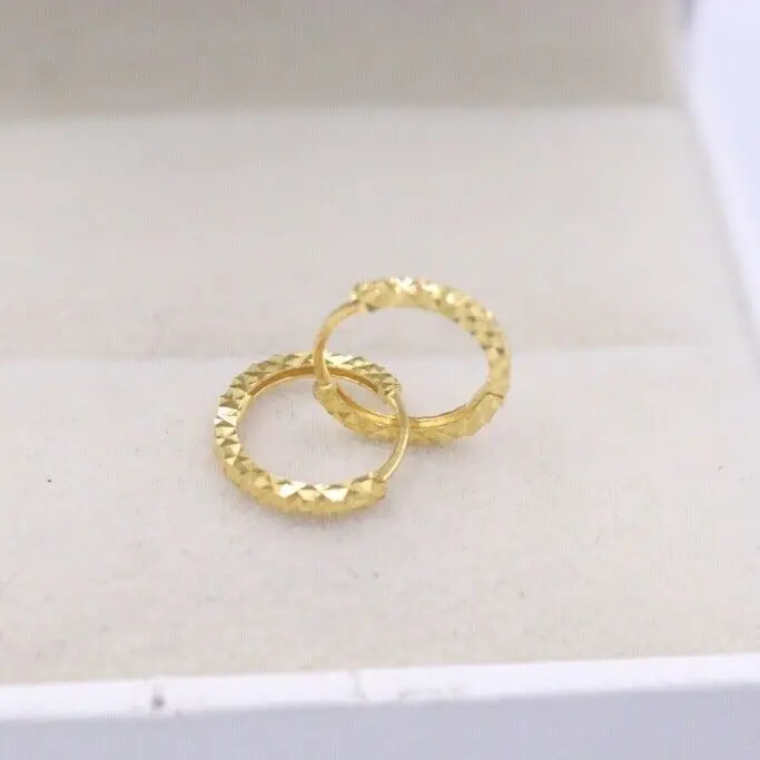 Real 18K Yellow Gold Earrings For Women Full Star Extra Small Hoop Earrings 9mmD
Real 18K Yellow Gold Earrings For Women Full Star Extra Small Hoop Earrings 9mmD