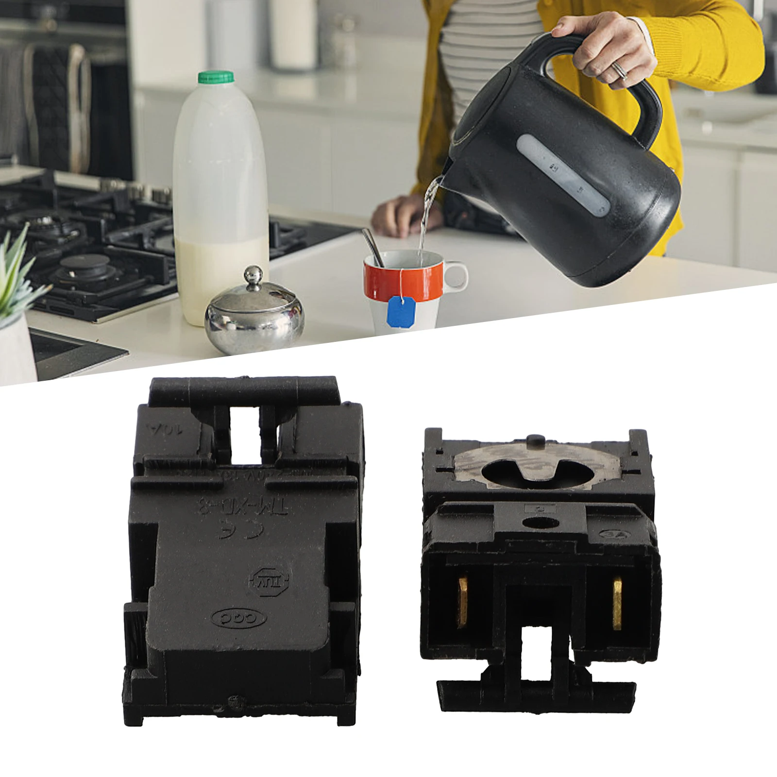 2PCS TM-XD-3 100-240V 13A Electric Kettle Thermostat Switch Kitchen Accessories High Quality Temperature Control Switches
2PCS TM-XD-3 100-240V 13A Electric Kettle Thermostat Switch Kitchen Accessories High Quality Temperature Control Switches