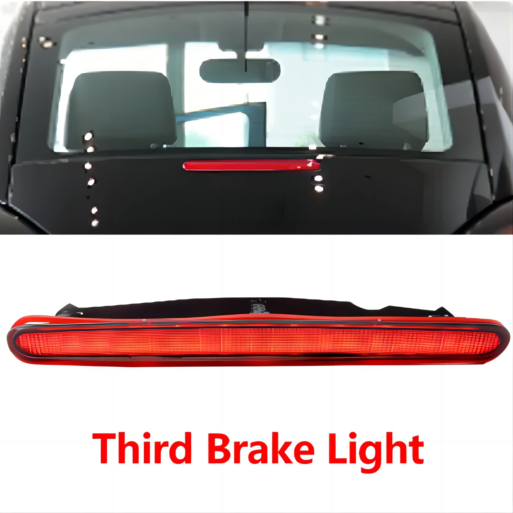 

Car 12V LED Third 3rd Brake Tail Light Rear High Mount Stop Lamp 1C0945097E For VW Beetle 1998-2010 1C0 945 097 E