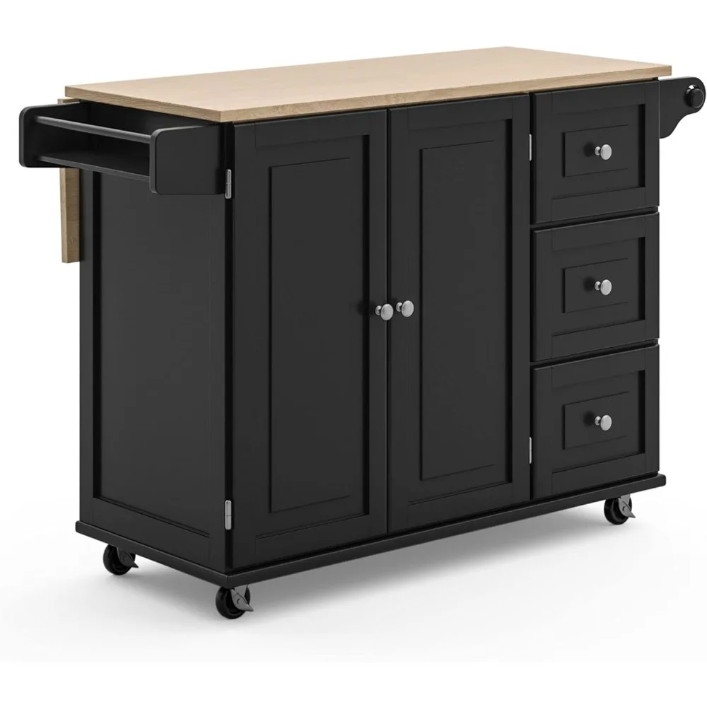 Homestyles Dolly Madison Kitchen Cart with Wood Top and Drop Leaf Breakfast Bar, Rolling Mobile Kitchen Island with Storage
Homestyles Dolly Madison Kitchen Cart with Wood Top and Drop Leaf Breakfast Bar, Rolling Mobile Kitchen Island with Storage