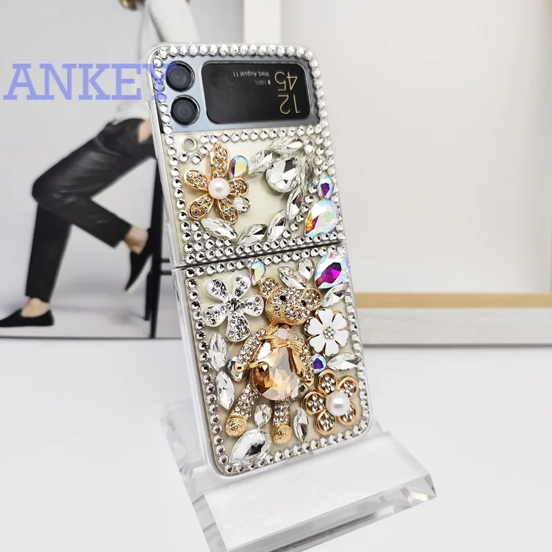 for Samsung Galaxy Z Flip4 Flip3 Flip2 Flip Phone Case Luxury New Zflip4 Diamond Folding Zflip3 Protective cover Hard
for Samsung Galaxy Z Flip4 Flip3 Flip2 Flip Phone Case Luxury New Zflip4 Diamond Folding Zflip3 Protective cover Hard