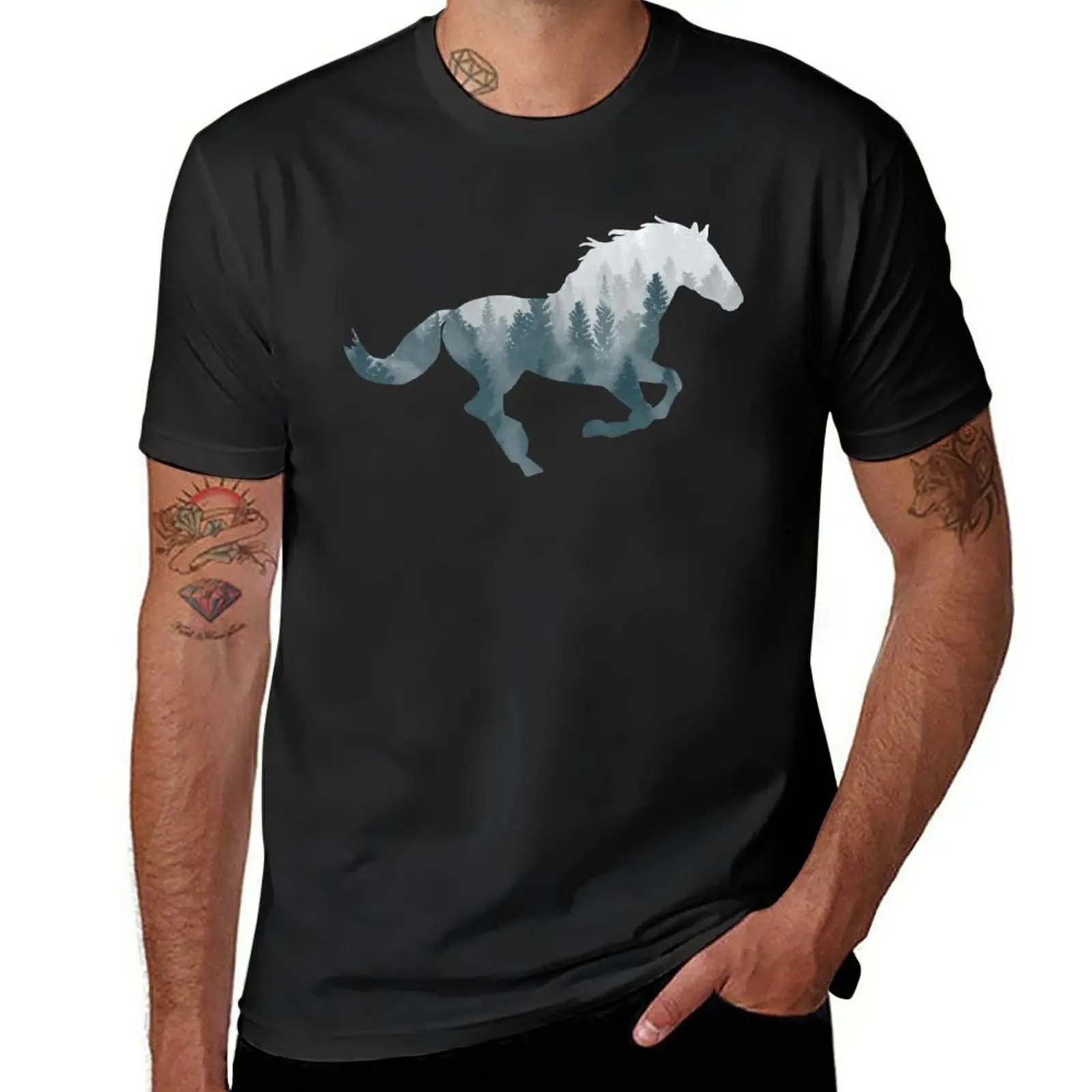 New Wild horse T-Shirt Tee shirt plus size t shirts mens t shirt graphic 
New Wild horse T-Shirt Tee shirt plus size t shirts mens t shirt graphic