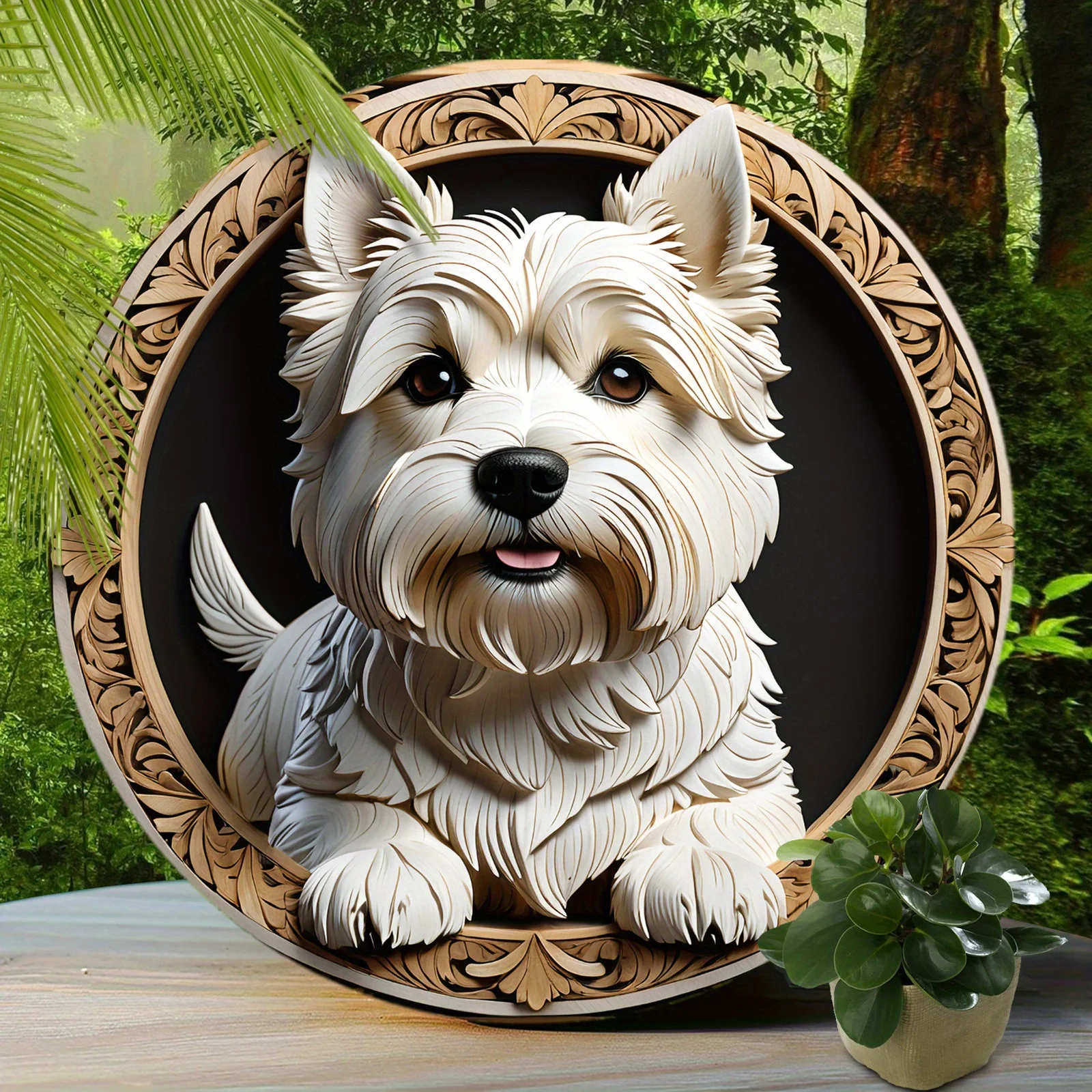 West Highland White Terrier Sign - Cute Dog Sign, Suitable For Cafe Bedroom Wall Decor, Art Aesthetic, Holiday Gift (20cm*20cm)
West Highland White Terrier Sign - Cute Dog Sign, Suitable For Cafe Bedroom Wall Decor, Art Aesthetic, Holiday Gift (20cm*20cm)