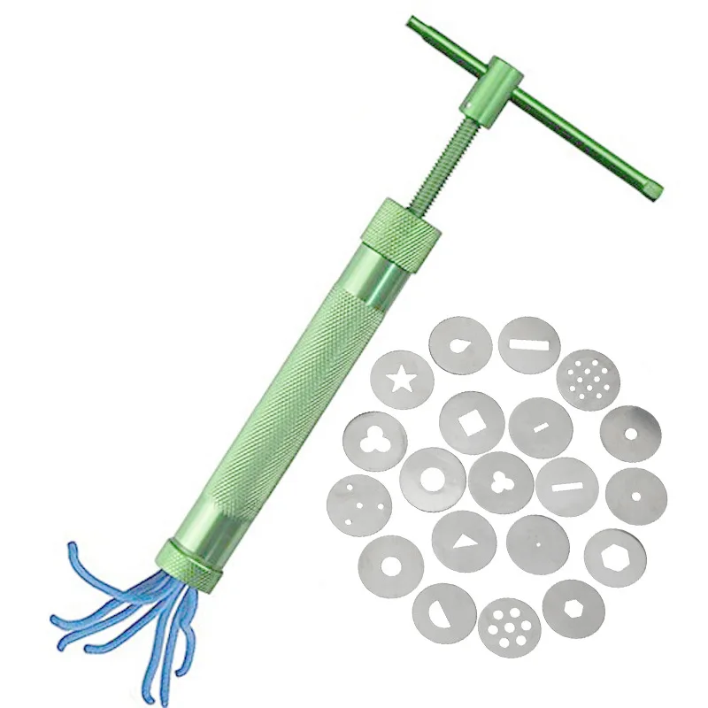 Экструдер для Глины Sugarcraft, экструдер, 20 дисков, инструмент для украшения глины
Экструдер для Глины Sugarcraft, экструдер, 20 дисков, инструмент для украшения глины