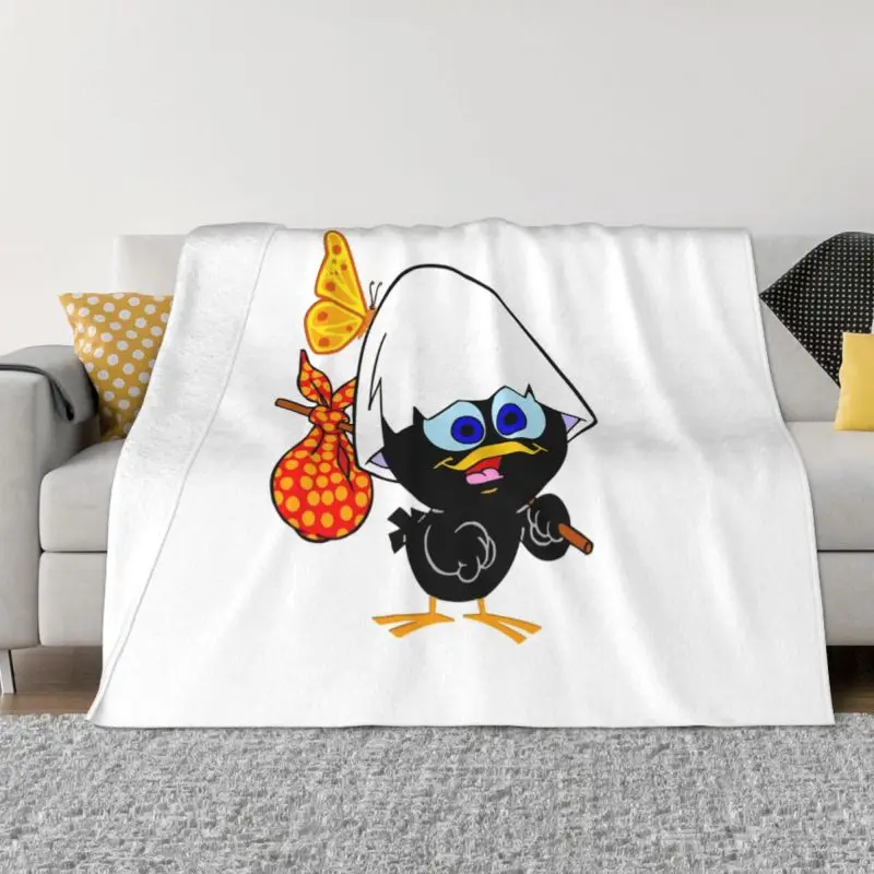 Calimero Black Chiken Blanket Soft Fleece Spring Warm Flannel Cartoon Comic Throw Blankets for Sofa Office Bed Quilt
Calimero Black Chiken Blanket Soft Fleece Spring Warm Flannel Cartoon Comic Throw Blankets for Sofa Office Bed Quilt