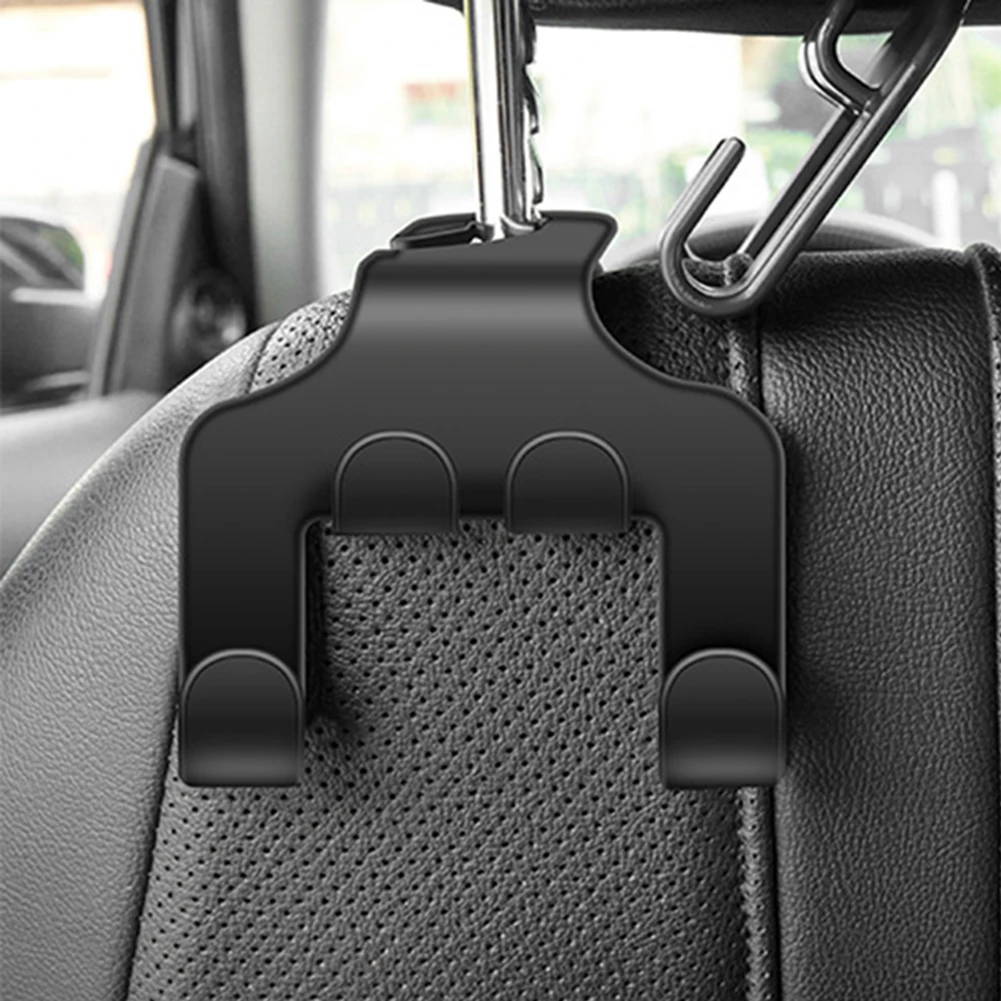Multifunctional Car Seat Back Hook Double-Head Phone Hanger Car Headrest Hook Phone Holder Headrest Hanging Auto Interior Parts Multifunctional Car Seat Back Hook Double-Head Phone Hanger Car Headrest Hook Phone Holder Headrest Hanging Auto Interior Parts