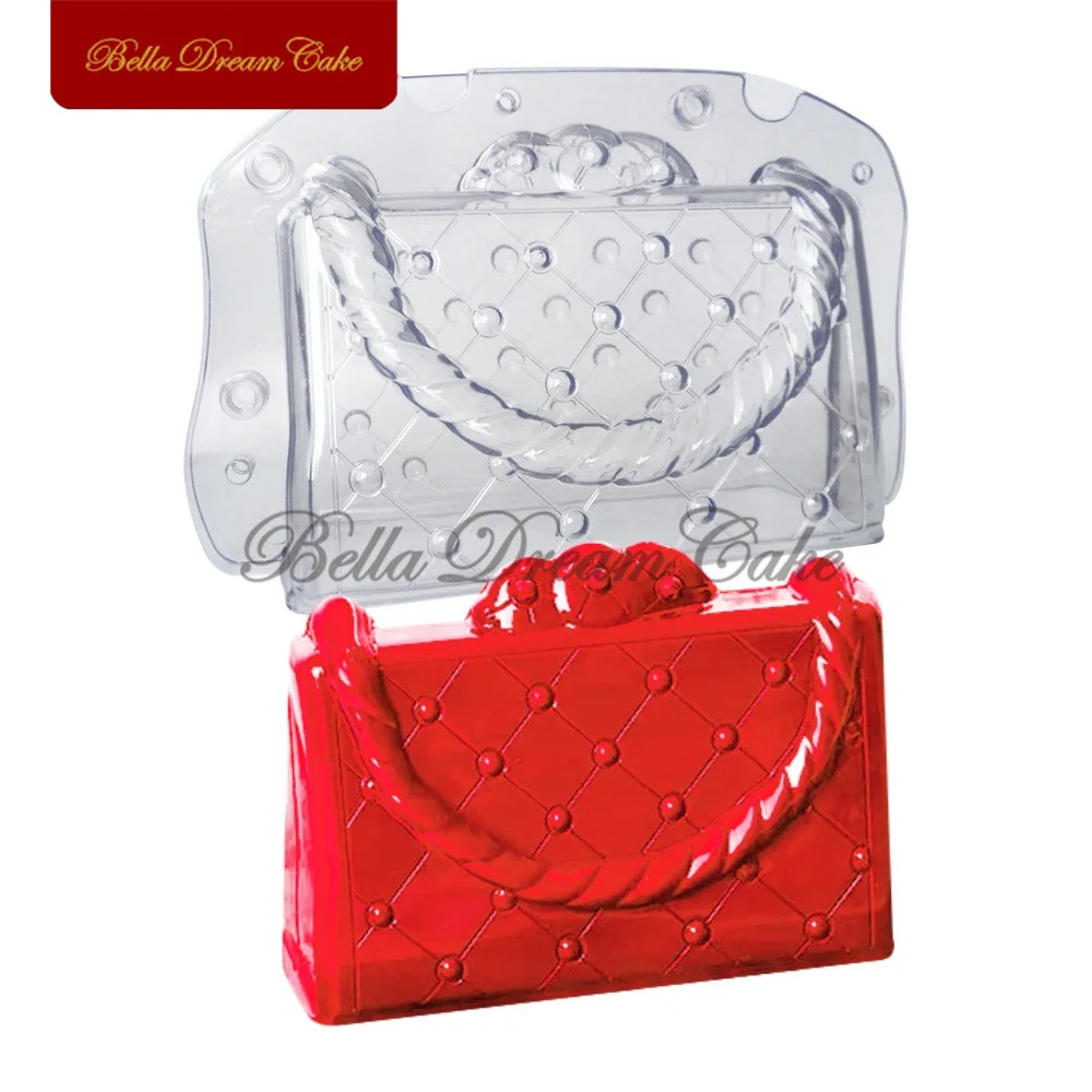 2pcs/set 3D Ladies Handbag Design Plastic Chocolate Mold DIY Mousse Mould Plaster Candle Model Cake Decorating Tools Bakeware
2pcs/set 3D Ladies Handbag Design Plastic Chocolate Mold DIY Mousse Mould Plaster Candle Model Cake Decorating Tools Bakeware