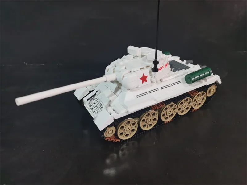 518PCS T34-85 Medium Tank Building Blocks WW2 Heavy Tank Chariot Soldier Figures Model Bricks Set Educational Toys Gifts For Kid 518PCS T34-85 Medium Tank Building Blocks WW2 Heavy Tank Chariot Soldier Figures Model Bricks Set Educational Toys Gifts For Kid