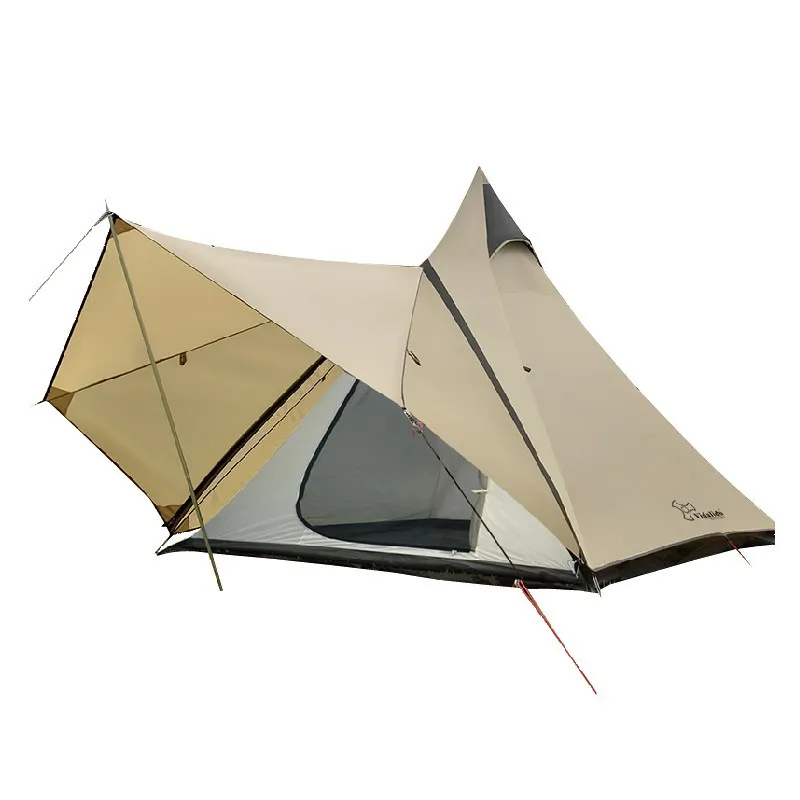 

Outdoor camping leisure quickly set up tents with vestibule mountaineering camping tents for 3-4 people