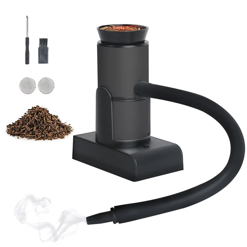 

Cocktail Smoker Kit, Portable Food Cold Smoke Generator, Molecular Cuisine Smoking Gun, Meat Burn Smokehouse Cooking for BBQ