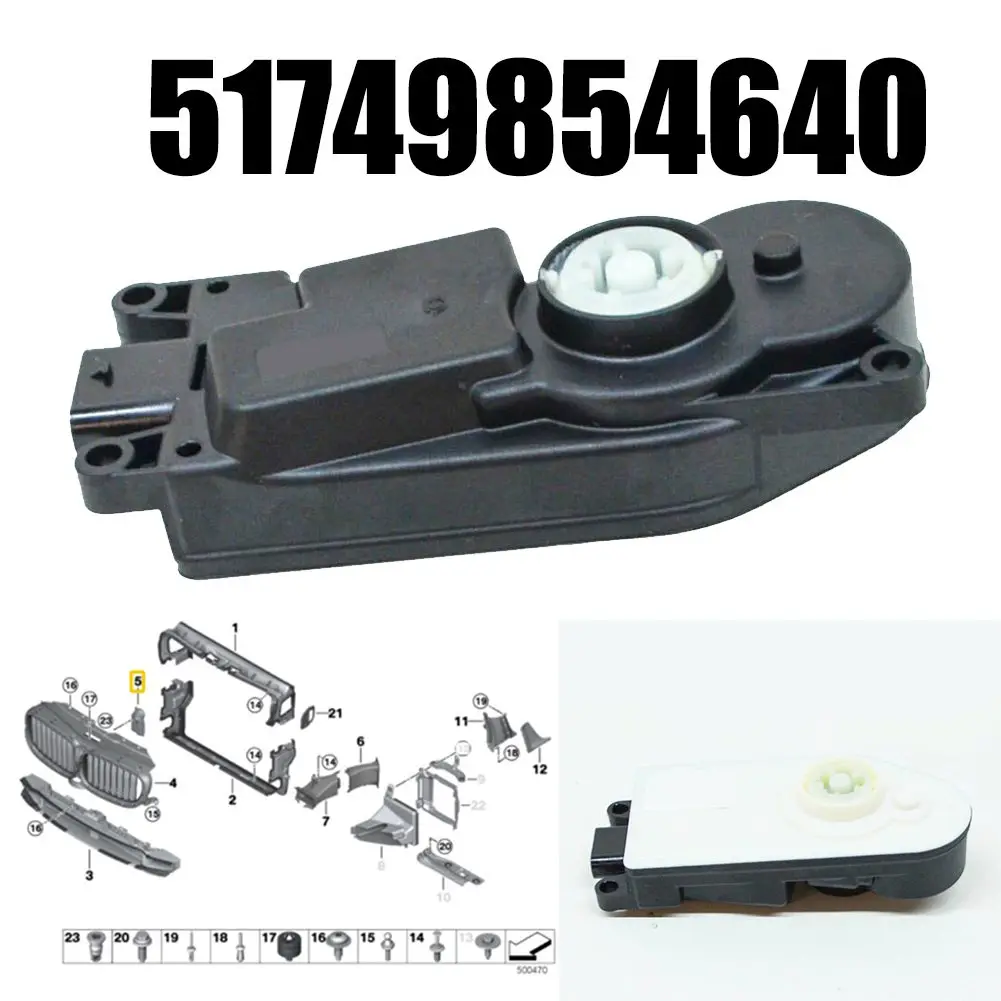 Auto Front Grille Damper Actuator Grille Upper Active Air Flap Control For BMW G30/G31/G11 51749854640 ABS Black Accessories
Auto Front Grille Damper Actuator Grille Upper Active Air Flap Control For BMW G30/G31/G11 51749854640 ABS Black Accessories
