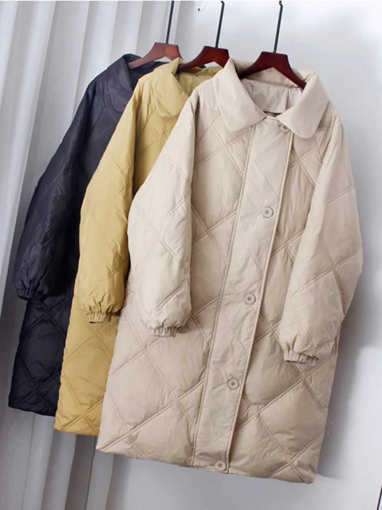 SEDUTMO Winter Duck Down Jackets Women Quilted Long Warm Thick Coat Autumn Oversize Pocket Puffer Jacket ED1967
SEDUTMO Winter Duck Down Jackets Women Quilted Long Warm Thick Coat Autumn Oversize Pocket Puffer Jacket ED1967